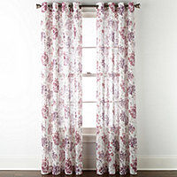 Chris Madden JCP Home Supreme Light Filtering Curtains  53”x85” White 6 Avail 
