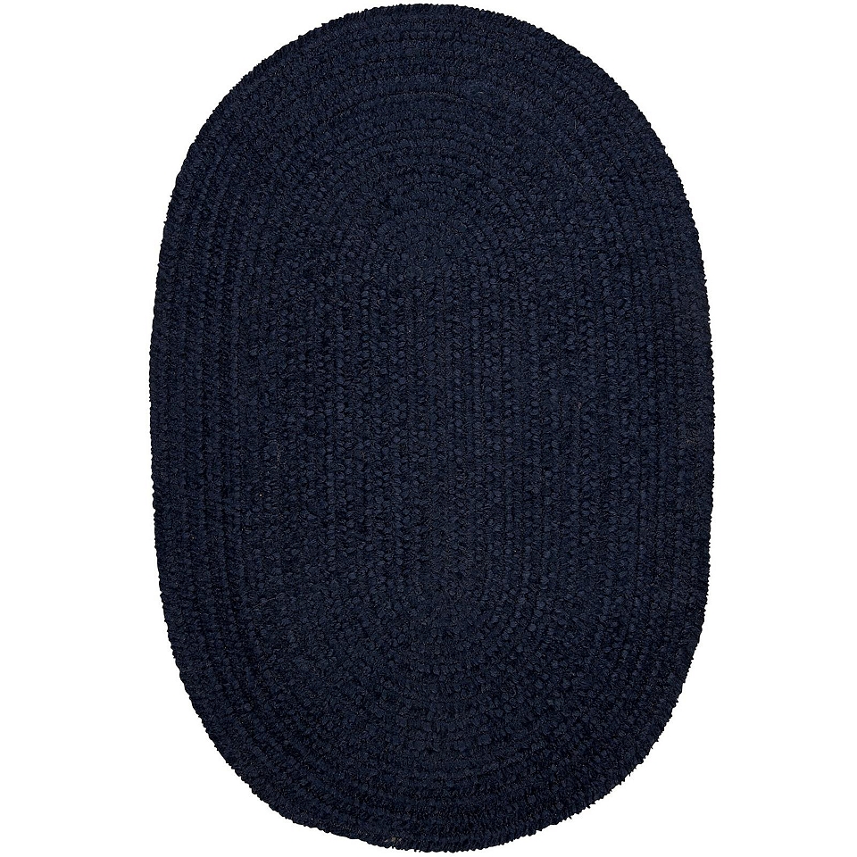 South Point Reversible Braided Oval Rugs, Petal Navy