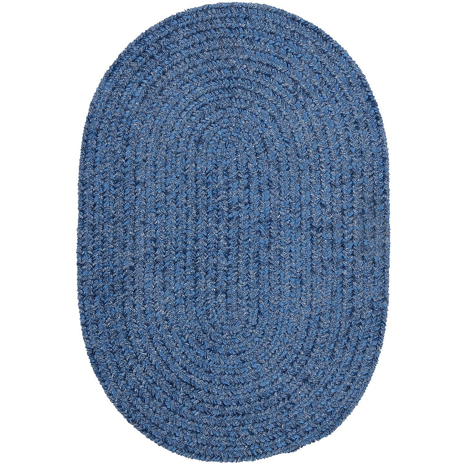 South Point Reversible Braided Oval Rugs, Blue