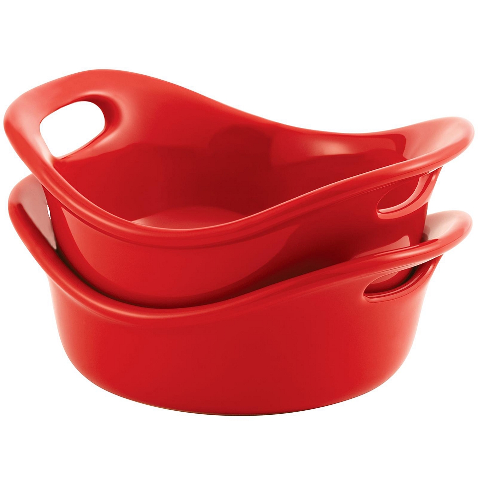 Rachael Ray Bubble & Brown Set of 2 12 oz. Baking Dishes