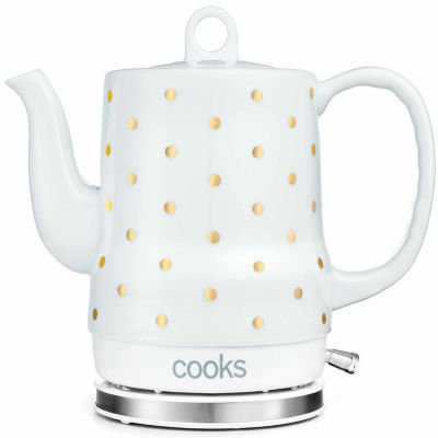 white ceramic tea kettle