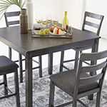 Signature Design by Ashley Brisben 5-pc. Counter Height Square Dining Set
