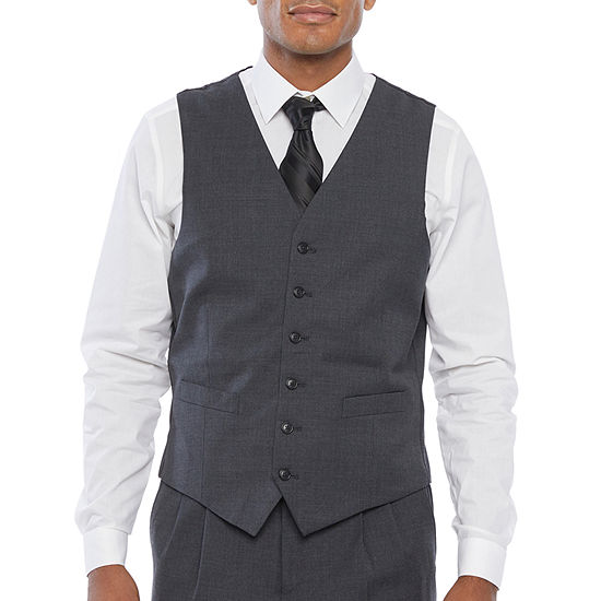 Stafford Super Suit Mens Classic Fit Suit Vest - Big and Tall