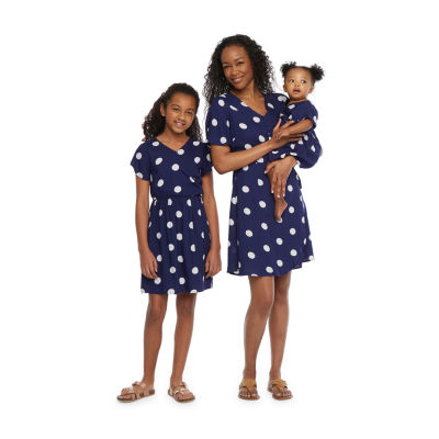 mommy and me polka dot dress