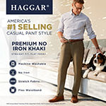 Haggar® Premium No Iron Straight Fit Flat Front Khakis