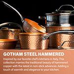 Gotham Steel Hammered Copper 15-pc Nonstick Cookware and Bakeware Set