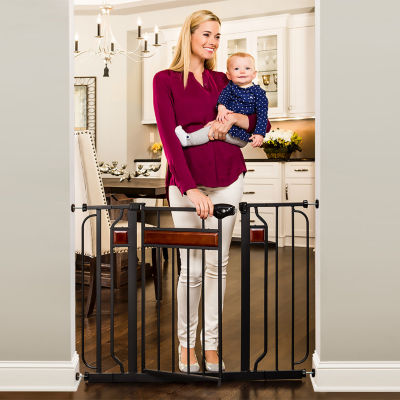 regalo metal walk through safety gate