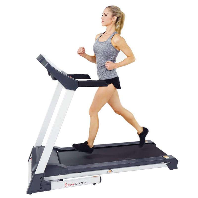 Sunny Health & Fitness SF-T7515 Smart Treadmill with Auto Incline