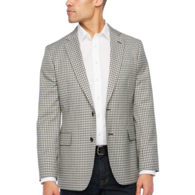 black and white check jacket