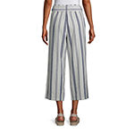 a.n.a Mid Rise Belted Cropped Pants
