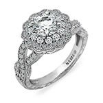 Womens 2 1/3 CT. T.W. Cubic Zirconia Sterling Silver Dome Cocktail Ring