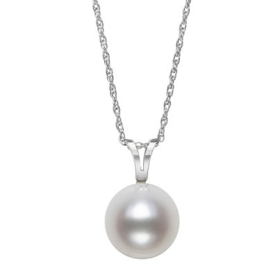 Limited Time Special! Womens White Cultured Freshwater Pearl Sterling ...