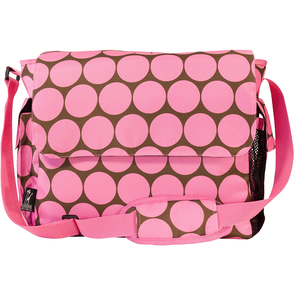Wildkin Big Dots Pink Diaper Bag