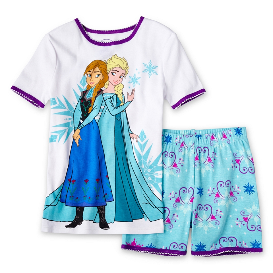 Disney Frozen 2 pc. Pajamas   Girls 2 10, White, Girls