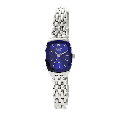 Armitron Now Womens Silver-tone Stainless Steel Diamond Accent Watch ...