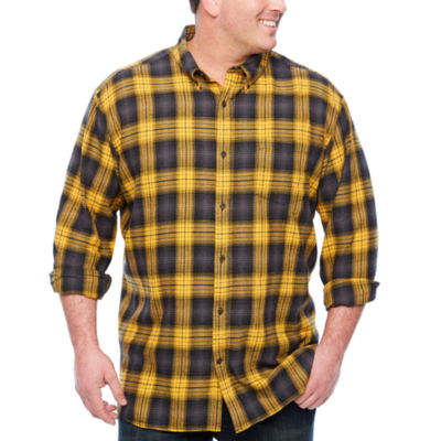 The Foundry Big & Tall Supply Co. Long Sleeve Flannel ShirtBig and