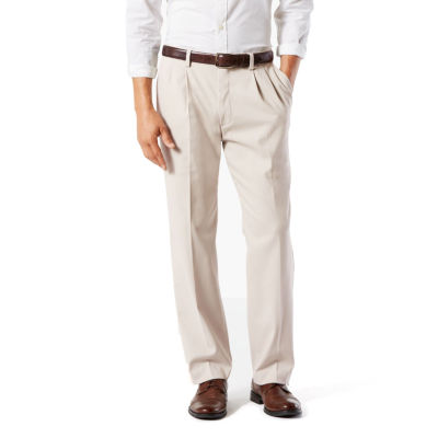 men's classic fit khaki pants