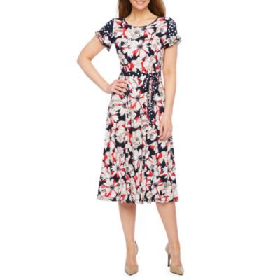 perceptions fit and flare dress