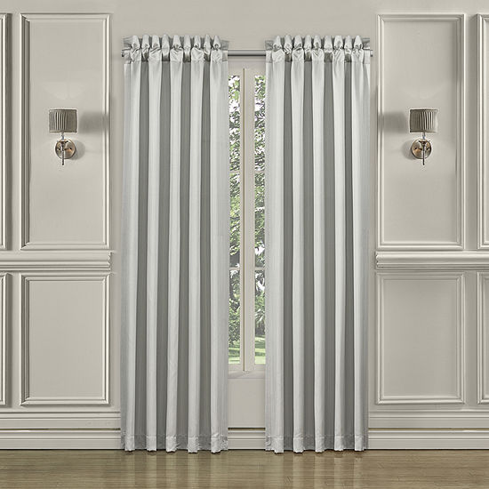 Five Queens Court Nouveau 4-Pc. Comforter Set Light-Filtering Rod Pocket Set of 2 Curtain Panel