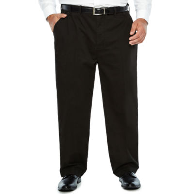 IZOD Big & Tall Sportflex Waistband Stretch Flat Front Chino PantJCPenney