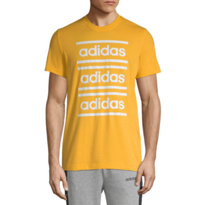 yellow adidas crew neck