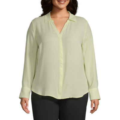 jcpenney plus size dressy tops