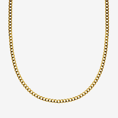 14K Yellow Gold 3.15 MM Curb Necklace