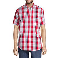 Tralounry Mens Plaid Lapel Basic Classic Button Down Slim-Fit Shirts Tops 