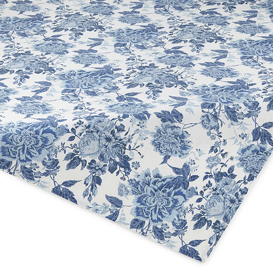 Homewear Blue Floral Table Throw