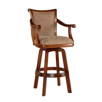 Brandon Swivel Bar Stool, Color Light Brown JCPenney