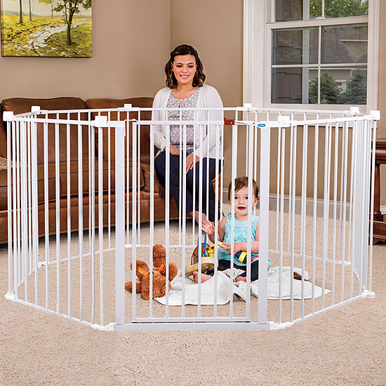 Regalo 4-IN-1 Play Yard Configurable Metal Safety Gate