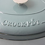 Crock Pot Artisan 7 Quart Enameled Cast Iron Dutch Oven Oval