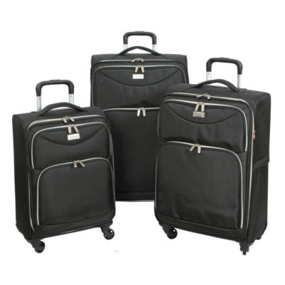 geoffrey beene 3 piece luggage set