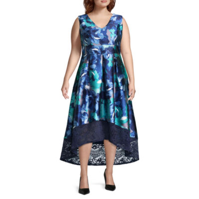 melrose sleeveless evening gown