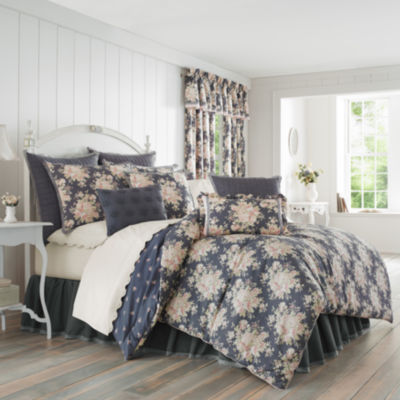 Queen Street Bailee 4 Pc Floral Heavyweight Comforter Set Color