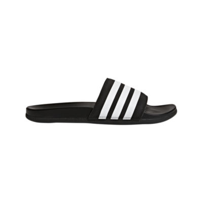 all white adidas sandals