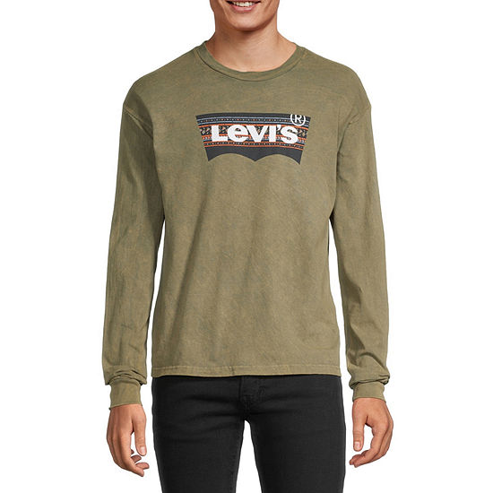 Levi’s® Men’s Crew Neck Long Sleeve Graphic T-Shirt