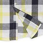 Thereabouts Little & Big Boys Short Sleeve Adaptive Button-Down Shirt