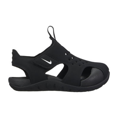 black nike strap sandals
