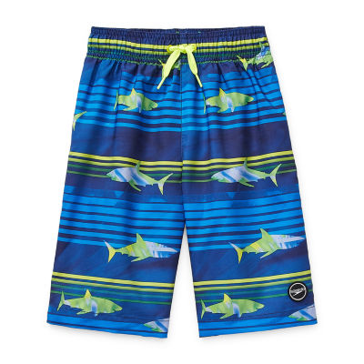 boys shark swim shorts