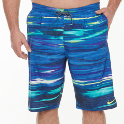 blue nike swim trunks