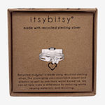 Itsy Bitsy Made With Recycled Sterling Silver 2-pc. Butterfly Heart Ring Sets