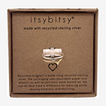 Itsy Bitsy Made With Recycled Sterling Silver 2-pc. 14K Gold Over Silver Ring Sets