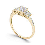 1/2 CT. T.W. Diamond 10K Yellow Gold Engagement Ring