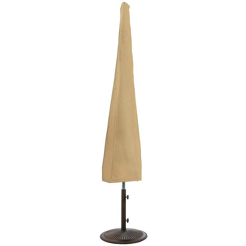 Classic Accessories Terrazzo 11' Round Umbrella Cover, Beige