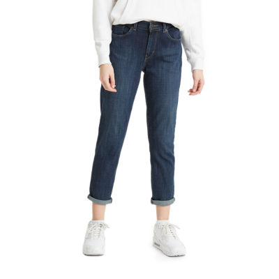 levi's 501 crop stone throw