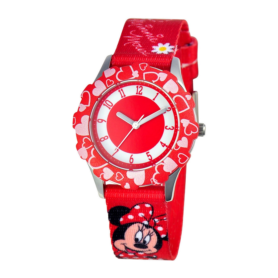 Disney Minnie Mouse Kids Red Watch, Girls
