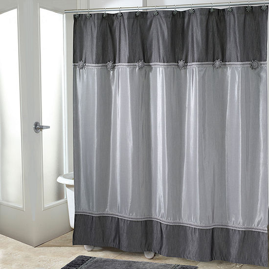 Avanti® Braided Medallion Shower Curtain