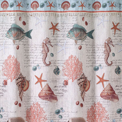 Avanti Seaside Vintage Shower Curtain Jcpenney Color Multi
