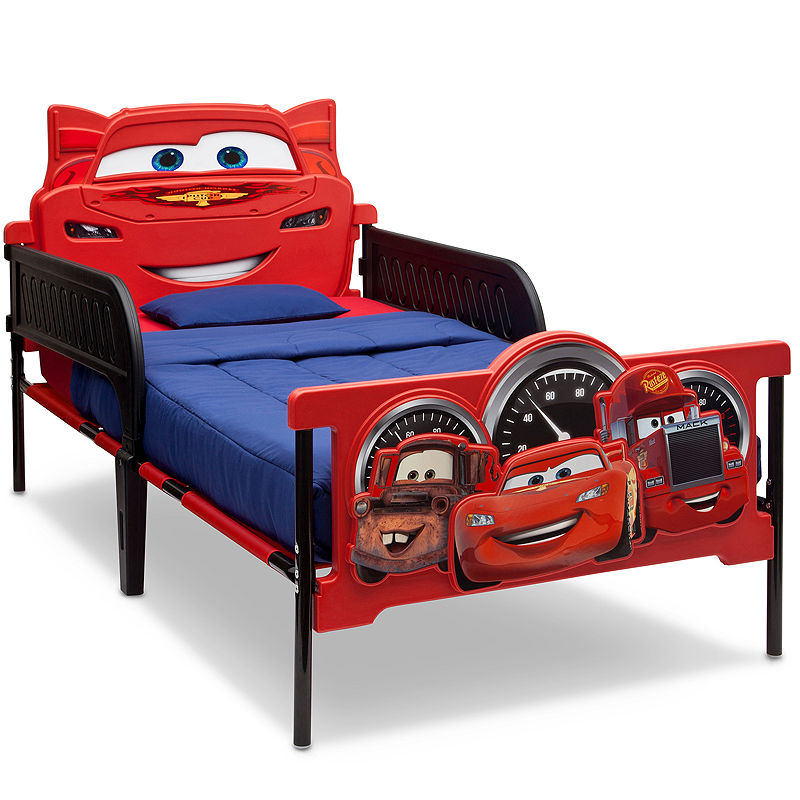 Delta Children Disney/Pixar Cars 3D Twin Bed, Multi-Colored